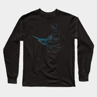 Cool Swordfish tribal Long Sleeve T-Shirt